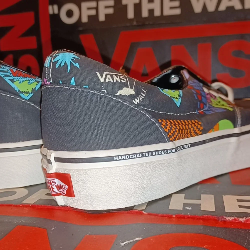 Vans Men's 6.5/Women's 8 Era SF V66 Logo Black Multi VN0A3MUHW95